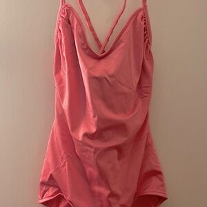 Coral One-Piece Swimsuit